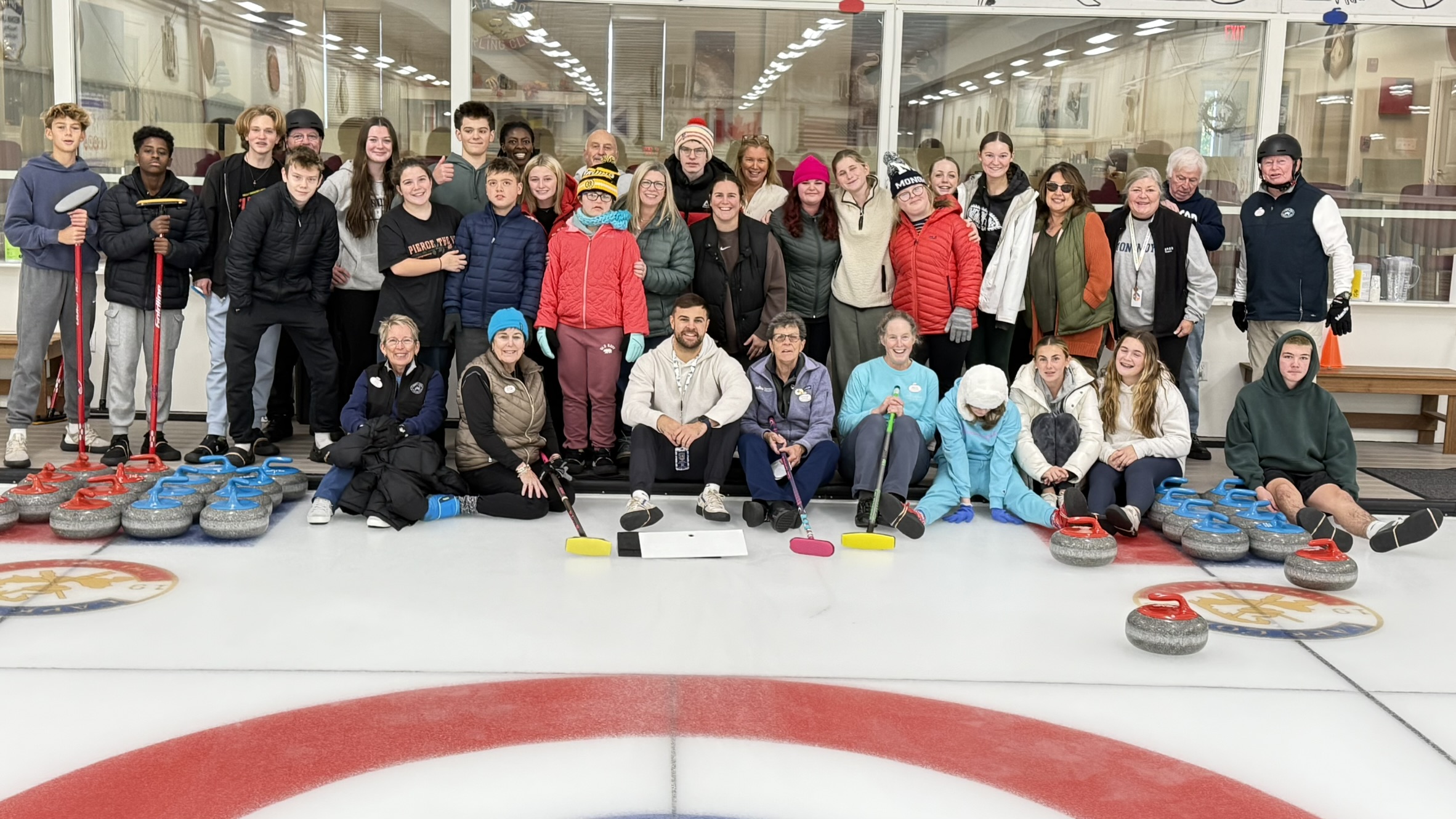 Morning Curlers Host Monomoy High School